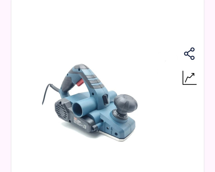 رنده برقی نجاری تمام صنعتی 1800 وات باس مدل BS-6824