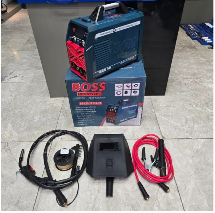 دستگاه جوش CO2 دوکاره 550 دو دیجیتال اتاق متوسط باس مدل MIG/MMA-550