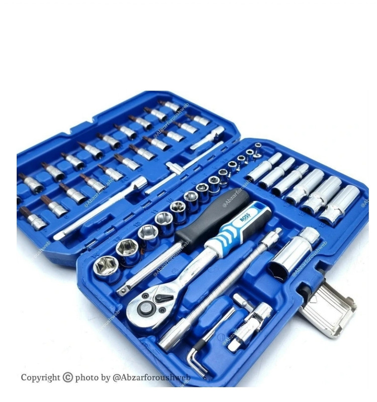 جعبه بکس 53 عددی صنعتی باس مدل BS-53PCS
