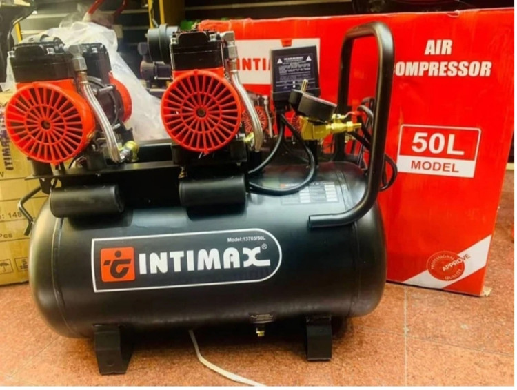 کمپرسور 50 لیتری سایلنت 2 موتوره اینتی مکس مدل 50L