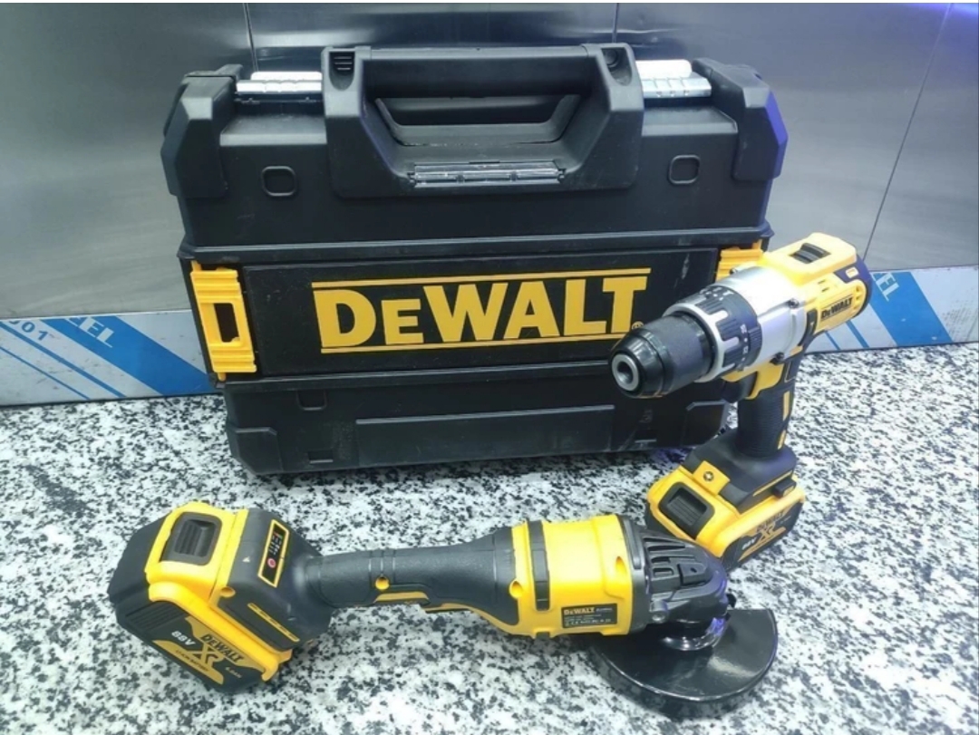 کیت ۲ عددی دریل و مینی فرز شارژی ۸۸ ولت دو باتری طرح دیوالت مدل DW-88CA