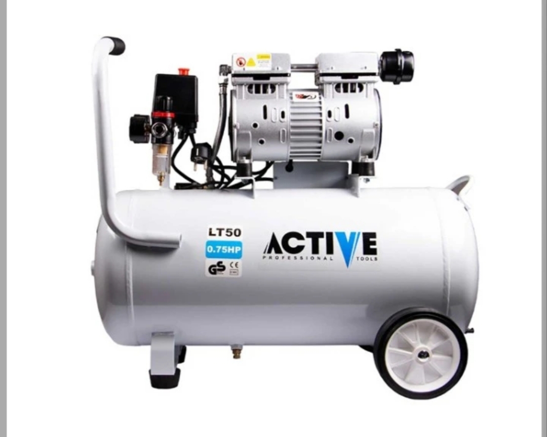 کمپرسور باد 50 لیتری دو سیلندر ۰/۷۵ اکتیو مدل AC-1350
