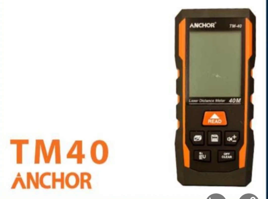 متر لیزری ۴۰ متری نور قرمز قابل شارژ آنکور مدل TM40