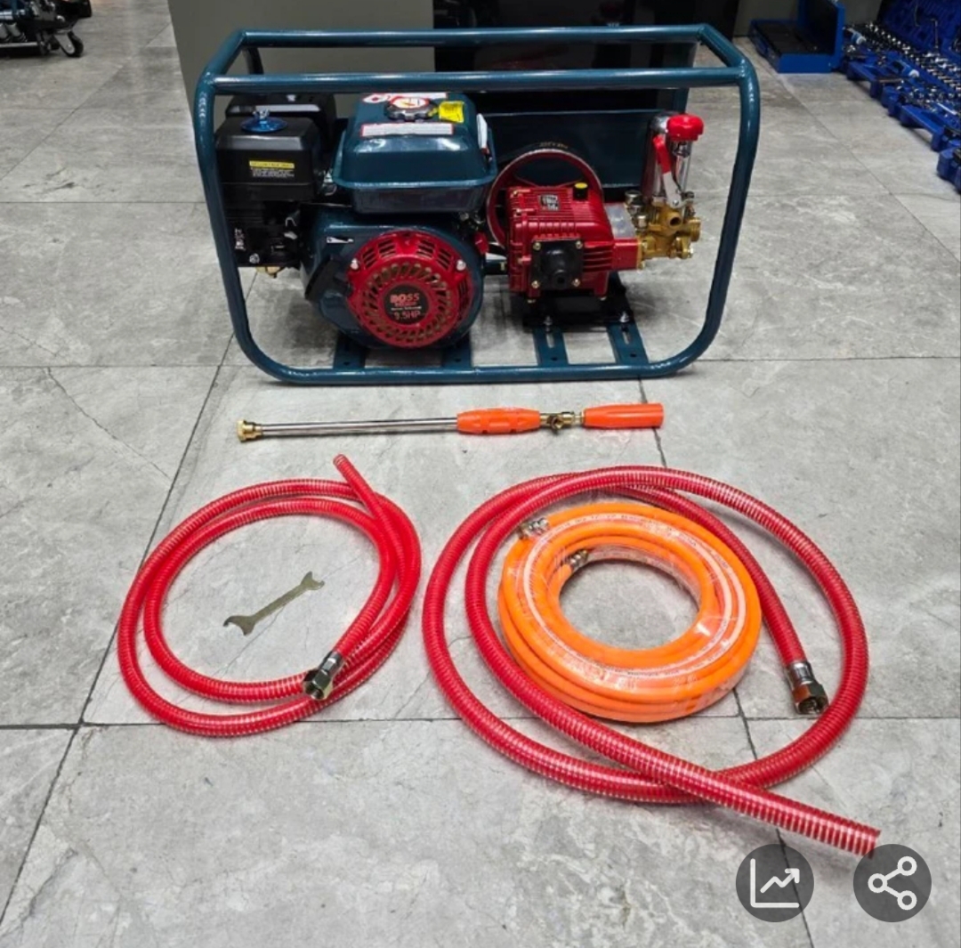 سمپاش بنزینی 4 زمانه 9.5 اسب صنعتی باس مدل BS123ZX210-1
