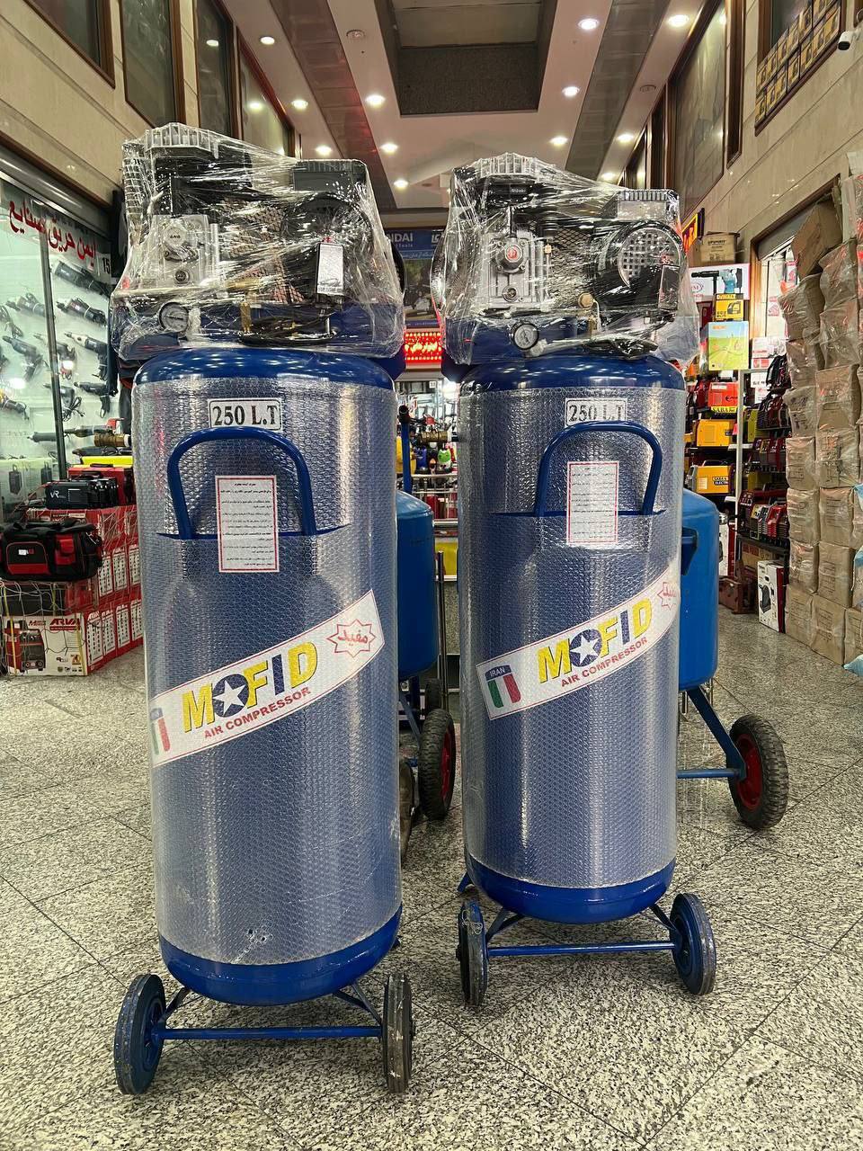 کمپرسور 250 لیتری مفید
