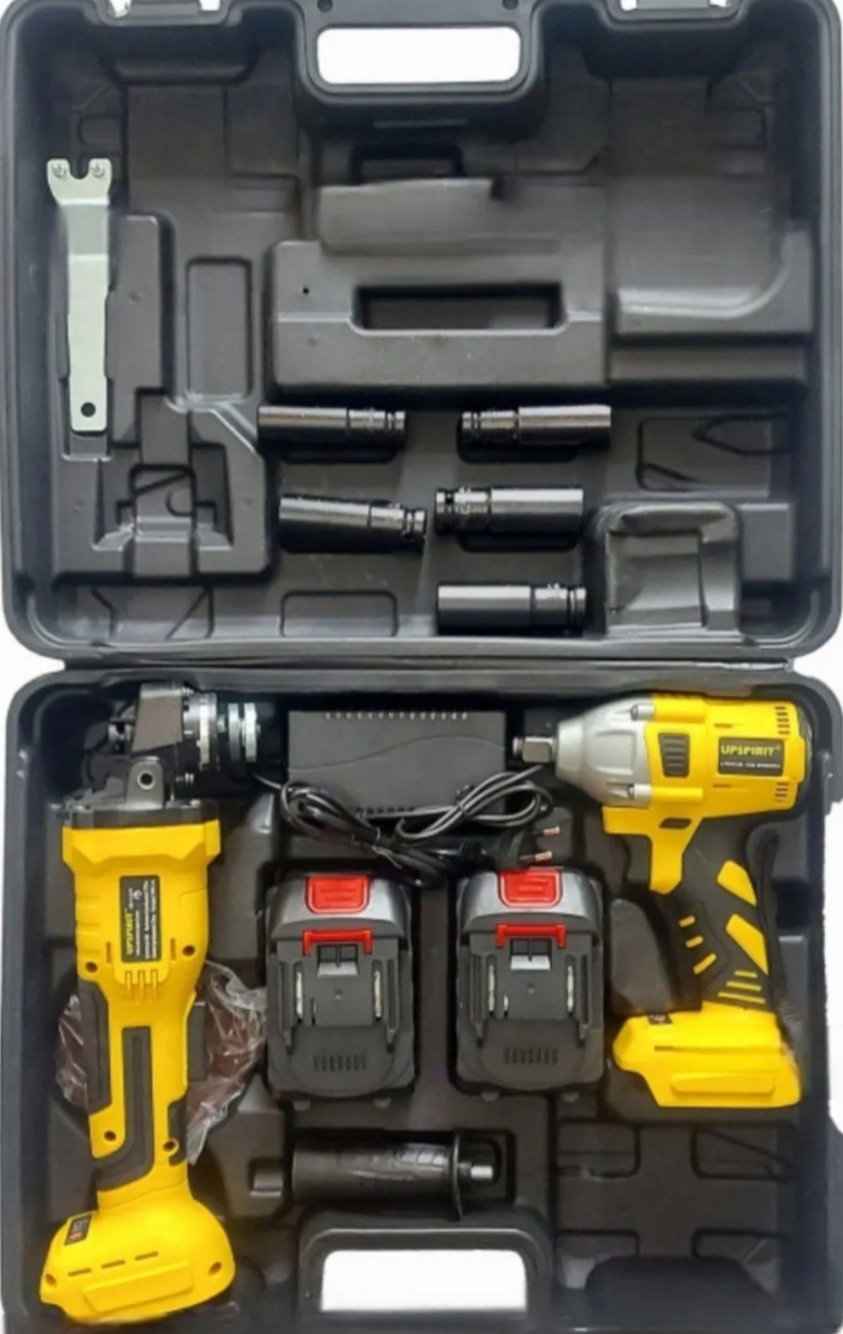 جموعه ۲ عددی مینی فرز و بکس شارژی آپ اسپریت مدل HK-LW01