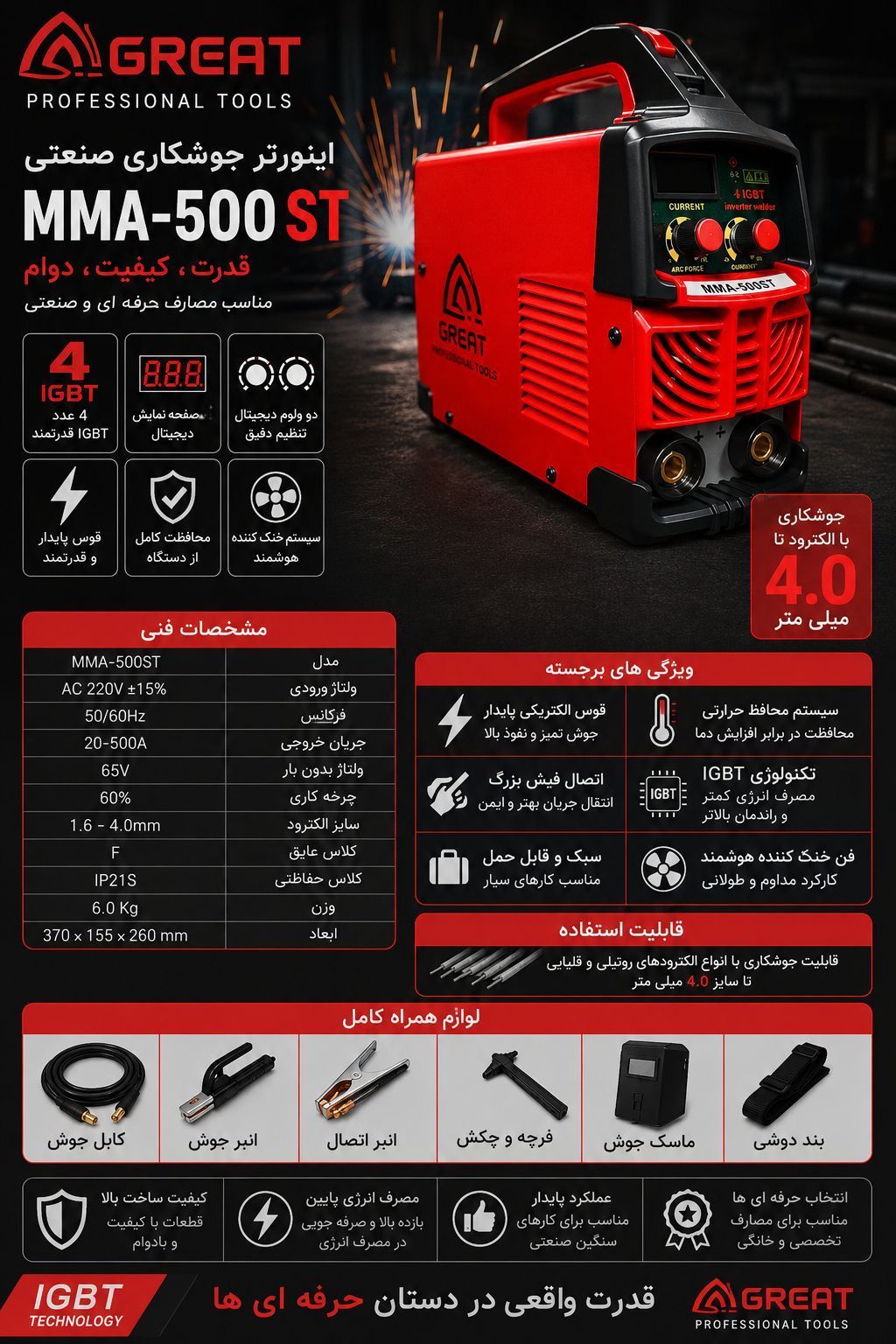اینورتر 500 آمپر گریت