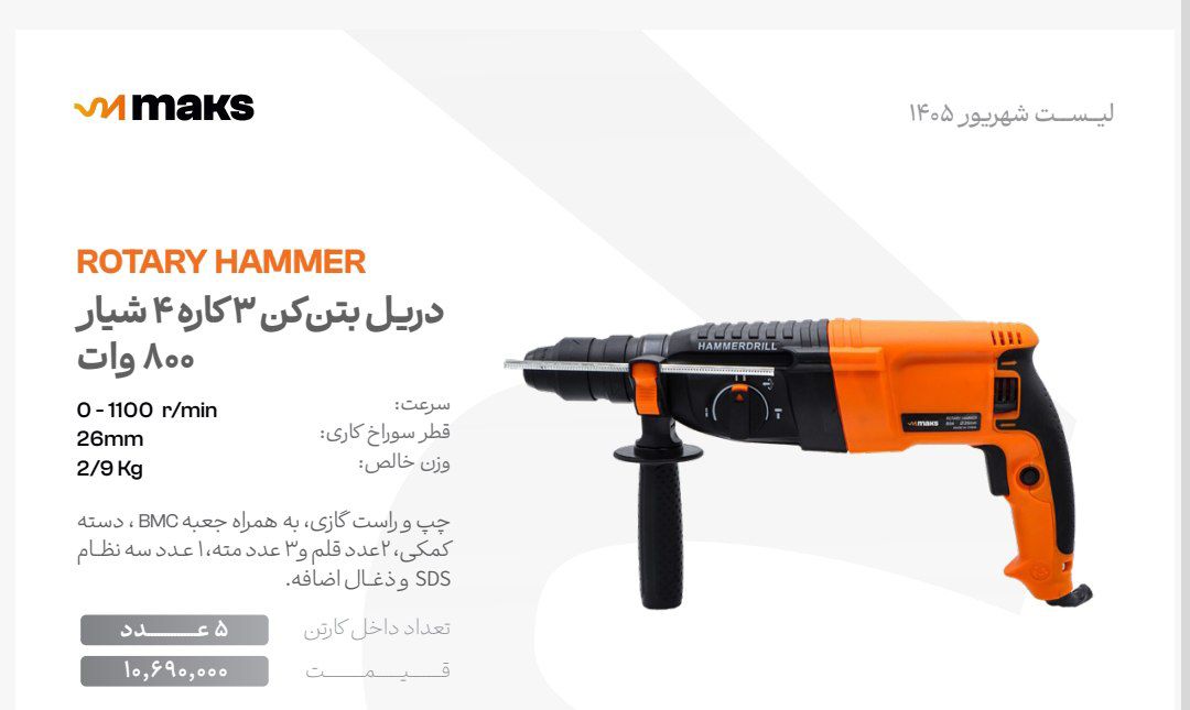 بتن کن کد B54 مکس