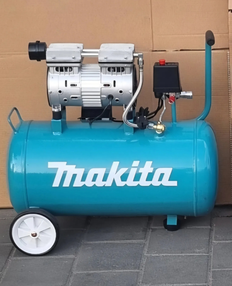 کمپرسورباد ۵۰ لیتری سایلنت ۱۴۰۰ وات توربو طرح ماکیتا مدل MK50